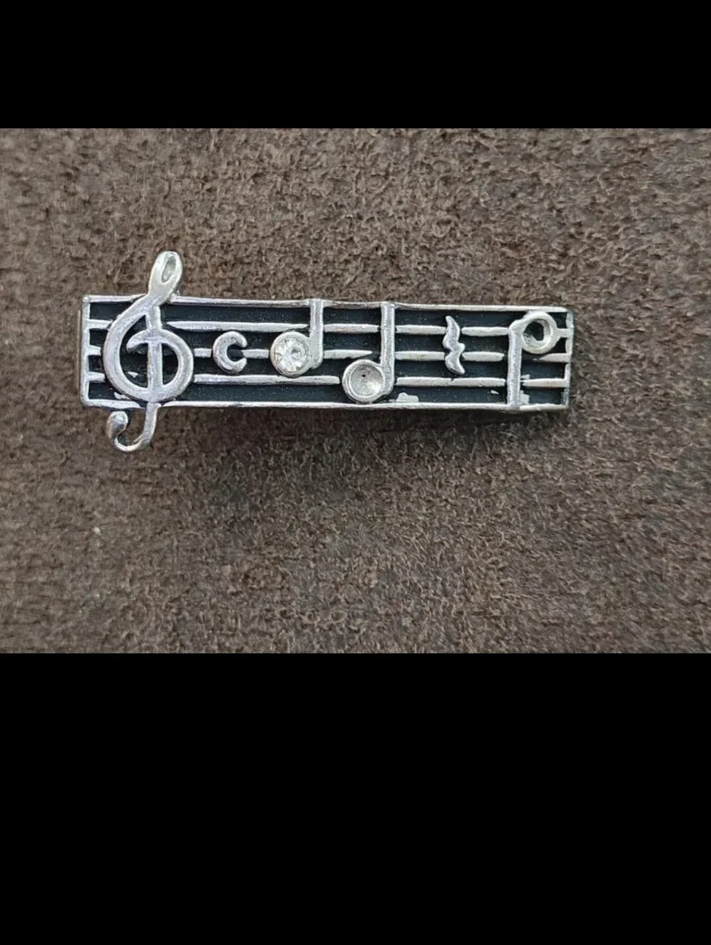 1950s/60s Swank Musical Notes Tie Bar/Tie Clip